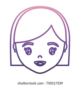 cartoon woman icon