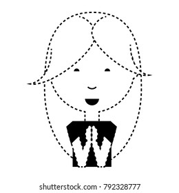 cartoon woman icon