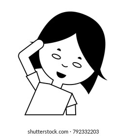 cartoon woman icon