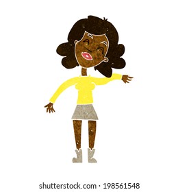 cartoon woman only joking