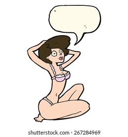 Karikaturin posiert