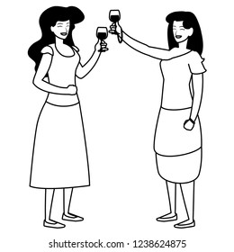 cartoon women design