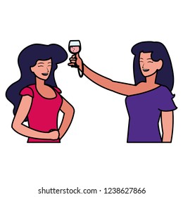 cartoon women design