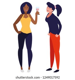 cartoon women design