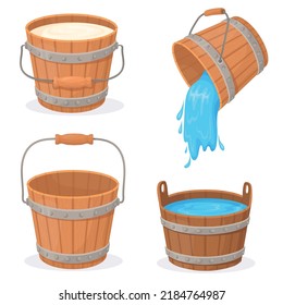 Water Bucket Vector Art & Graphics