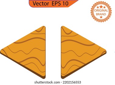  Cartoon wooden game assets. Web buttons and banners illustration. Wood background for the app icons