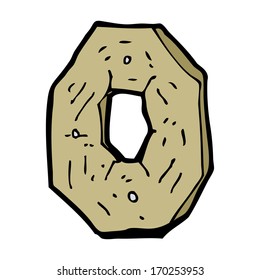 cartoon wooden number