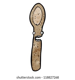 cartoon wooden spoon