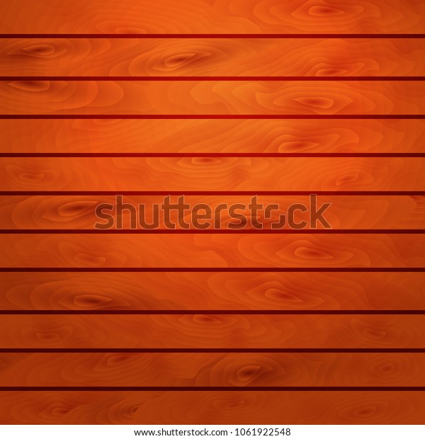 Cartoon Wooden Table Background Planks Vector Stock Vector Royalty Free