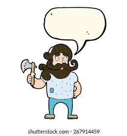 cartoon woodsman