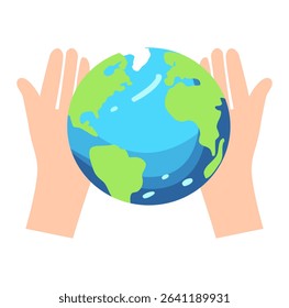 Cartoon World Environment Day Simple Design Icon Digital Source 