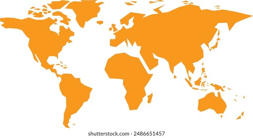 cartoon world map icon element design	