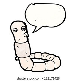 cartoon worm
