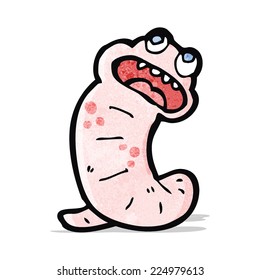 cartoon worm