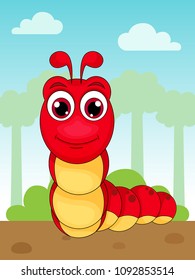 Cartoon Worm Design