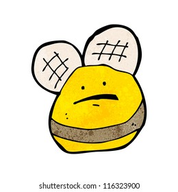 cartoon worried bee