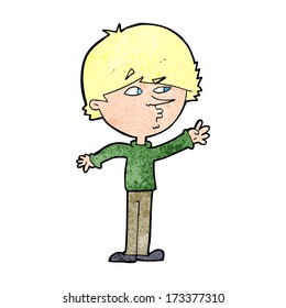 el hombre preocupado de la caricatura llega