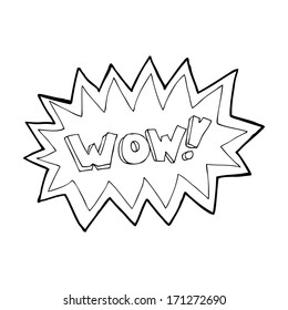 cartoon wow explosion