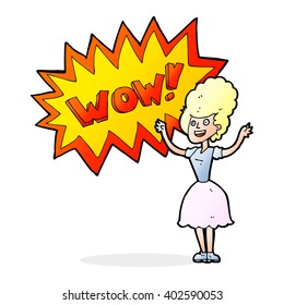 cartoon wow symbol