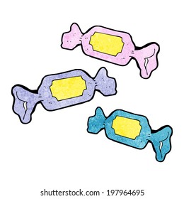 cartoon wrapped candy