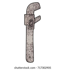 cartoon wrench
