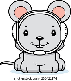 A cartoon wrestler mouse smiling.