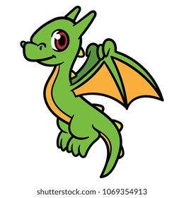 Cartoon Wyvern Illustration