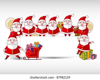 cartoon xmas card