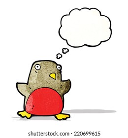 cartoon xmas robin
