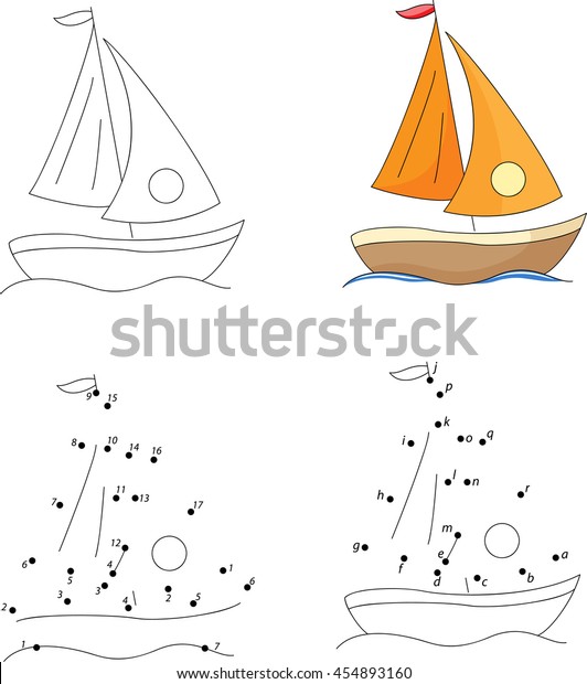 1040+ Coloring Book Yacht Picture HD