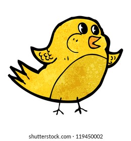 cartoon yellow bird