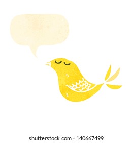 cartoon yellow bird