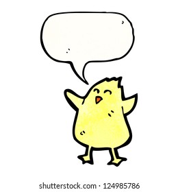 cartoon yellow chick