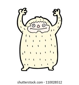 cartoon yeti