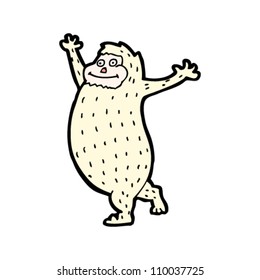 cartoon yeti