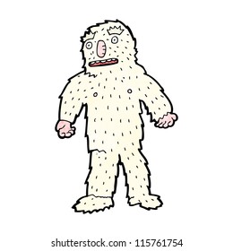 cartoon yeti