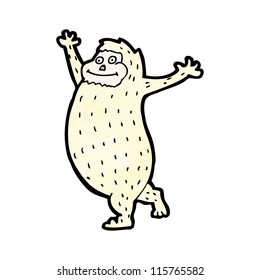 cartoon yeti