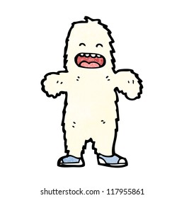 cartoon yeti