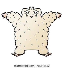 caricatura yeti