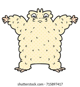 caricatura yeti
