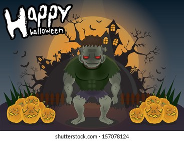 Cartoon zombie