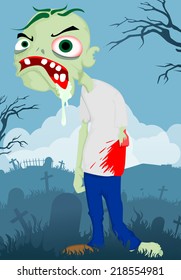 Cartoon zombie