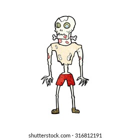 cartoon zombie