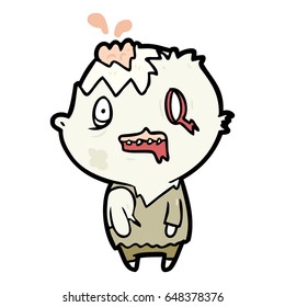 cartoon zombie