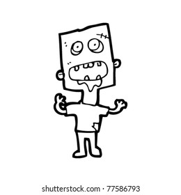 cartoon zombie