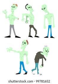 cartoon zombie