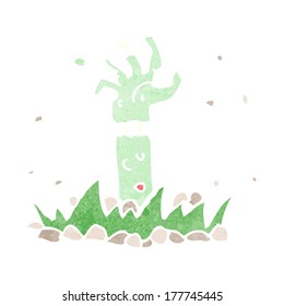 cartoon zombie arm