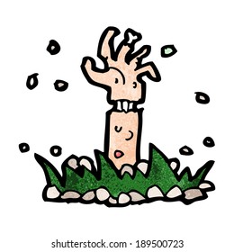 cartoon zombie arm