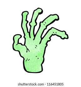 cartoon zombie hand