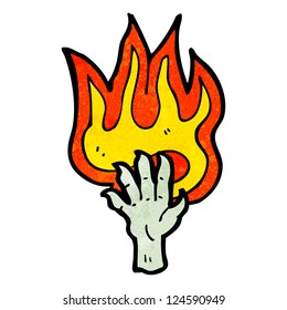 cartoon zombie hand